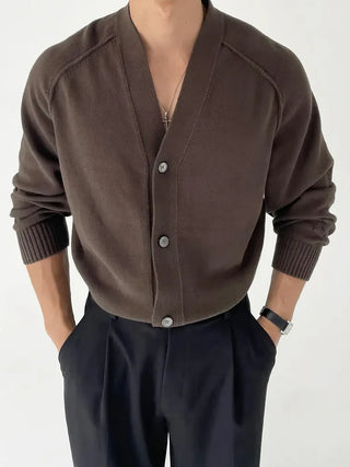 V-neck cardigan