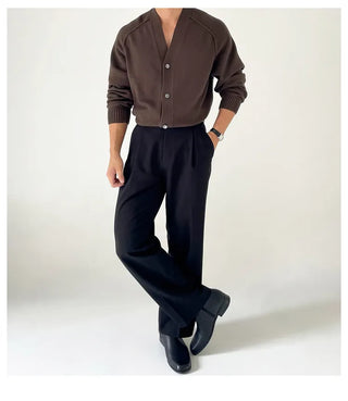 V-neck cardigan