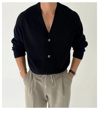 V-neck cardigan