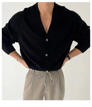 V-neck cardigan