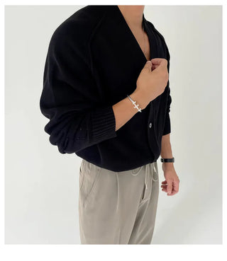 V-neck cardigan