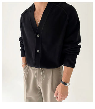 V-neck cardigan