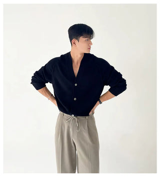 V-neck cardigan