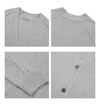 V-neck cardigan