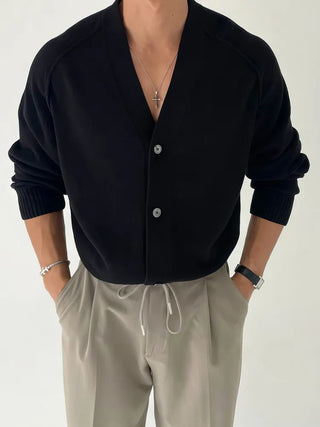 V-neck cardigan