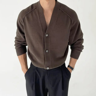 V-neck cardigan