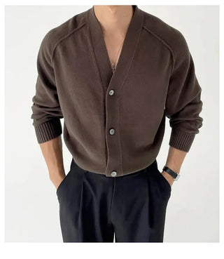 V-neck cardigan