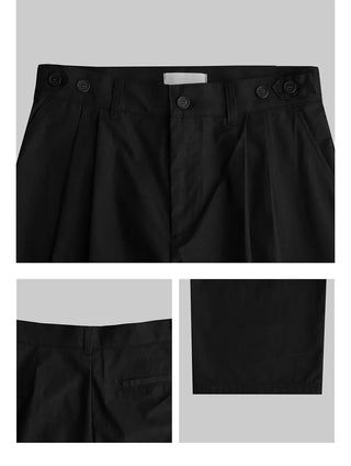 double pleated pants