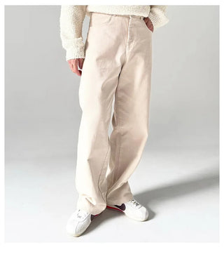 khaki corduroy pants