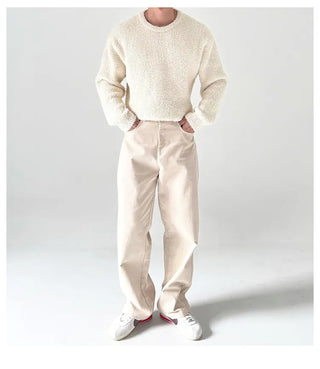 khaki corduroy pants