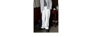 white machete jeans