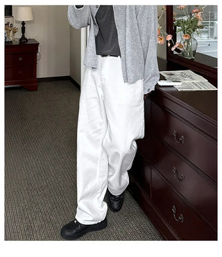 white machete jeans