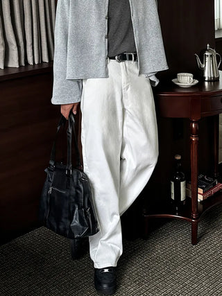 white machete jeans