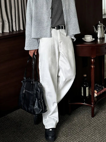 white machete jeans