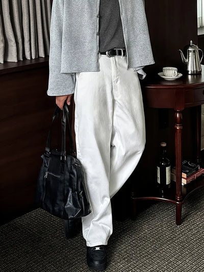 white machete jeans