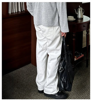 white machete jeans
