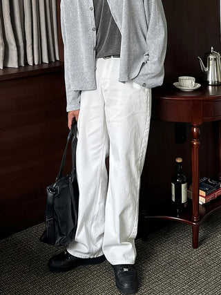 white machete jeans
