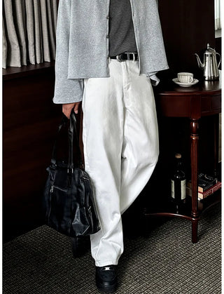 white machete jeans