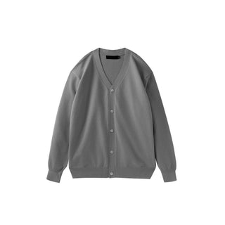black knit cardigan
