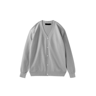 black knit cardigan