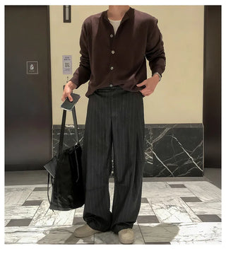 brown cardigan