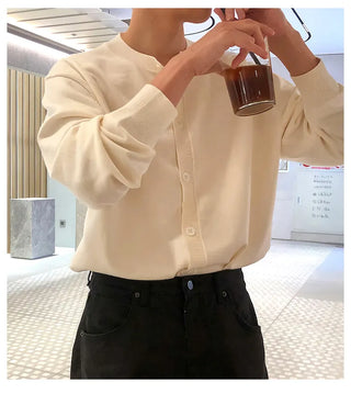 brown cardigan