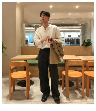 brown cardigan