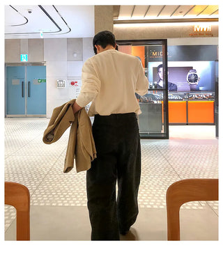brown cardigan