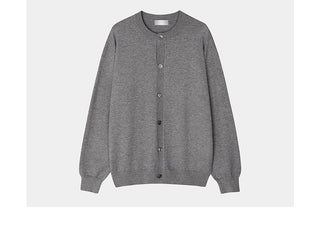 brown cardigan