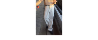 white jeans