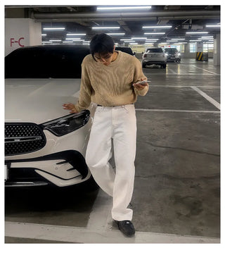 white jeans