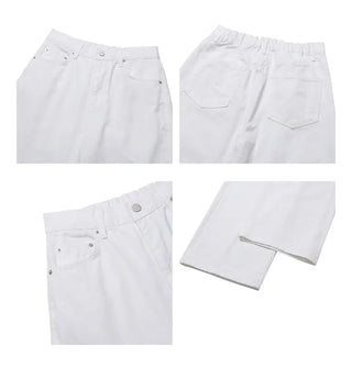 white jeans