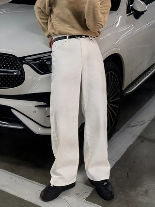white jeans