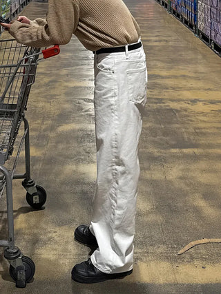 white jeans
