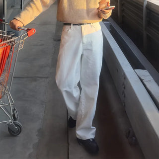 white jeans