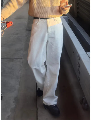 white jeans
