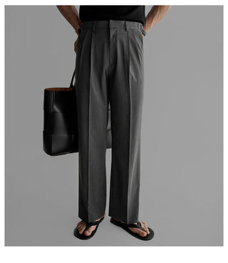 black draped pants