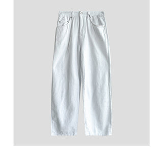 linen straight pants