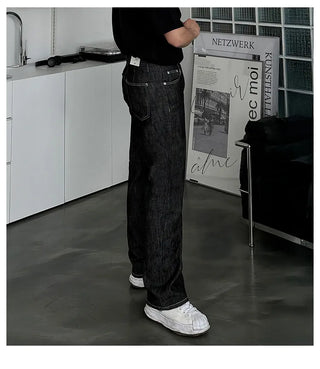 black washed jeans