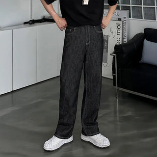 black washed jeans