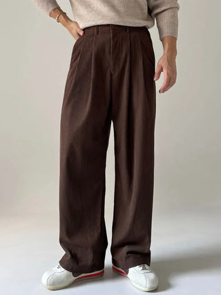 brown loose pants