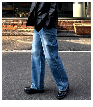 blue washed jeans
