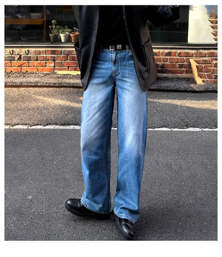 blue washed jeans