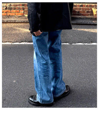 blue washed jeans