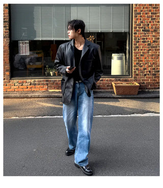 blue washed jeans