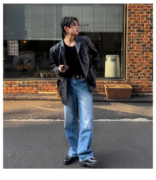 blue washed jeans