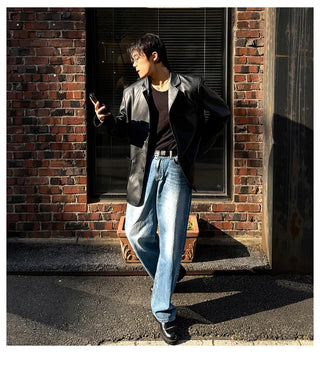 blue washed jeans