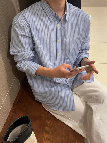striped long shirt
