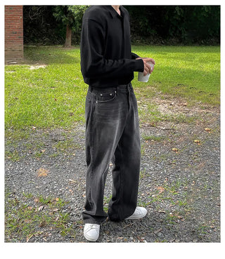 black polo shirt