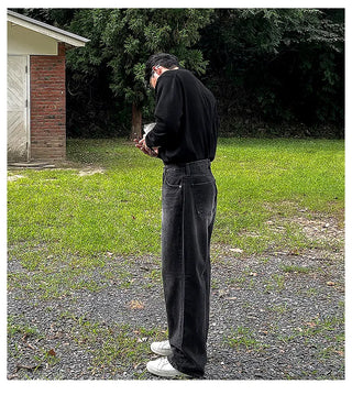 black polo shirt
